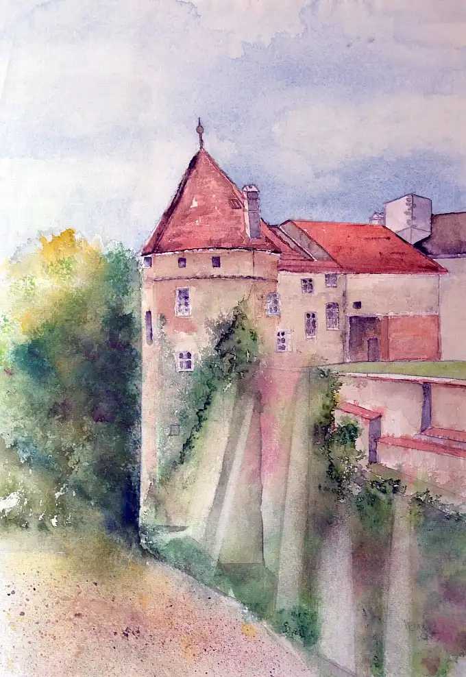 Stadtmauer mit Sattlerturm 2